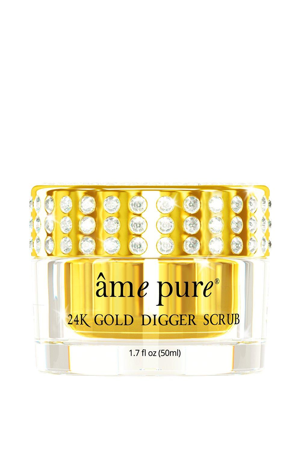 24k Gold Digger Scrub - Luxuriöse Und Zarte Gesichtpeeling Mit Reinen 24k Goldflocken Und Vitamin E Damen  50ml von âme pure