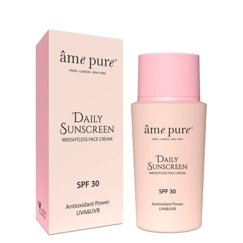 Daily Sunscreen | Sonnencreme Spf 30 - Anti- Aging Uva/ Uvb Sonnenschutz Für Gesicht Damen  50ml von âme pure