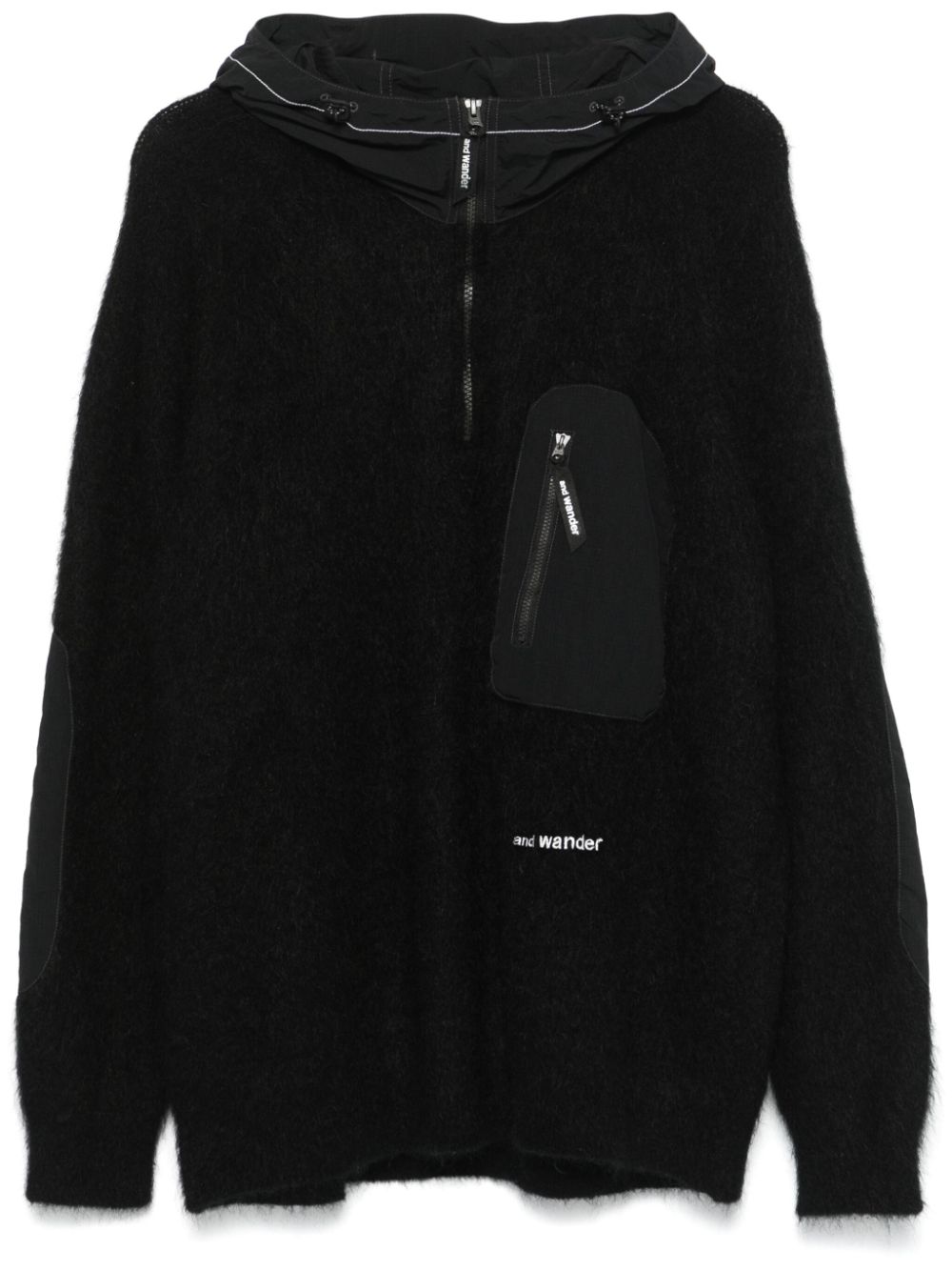 and Wander 59 hoodie - Black von and Wander