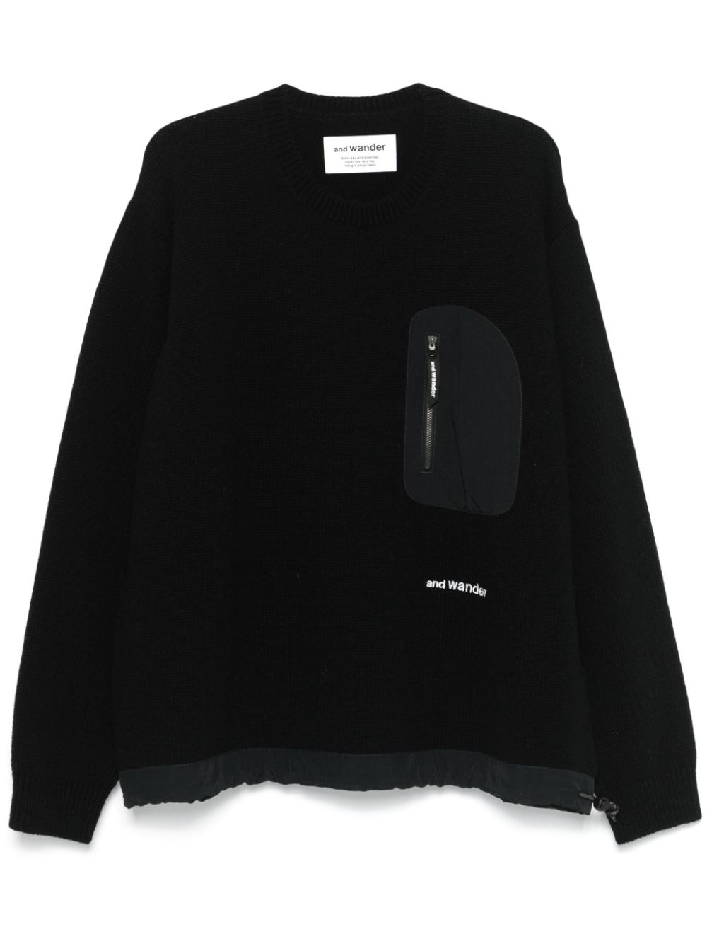 and Wander 63 sweater - Black von and Wander