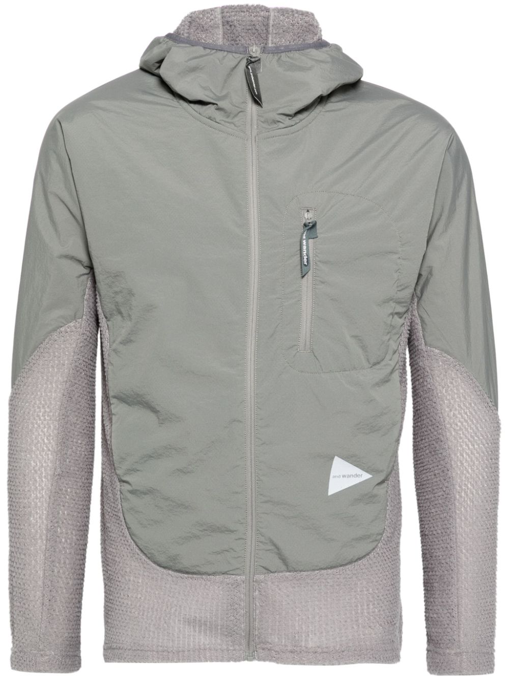 and Wander Alpha Direct F/A hoodie - Grey von and Wander