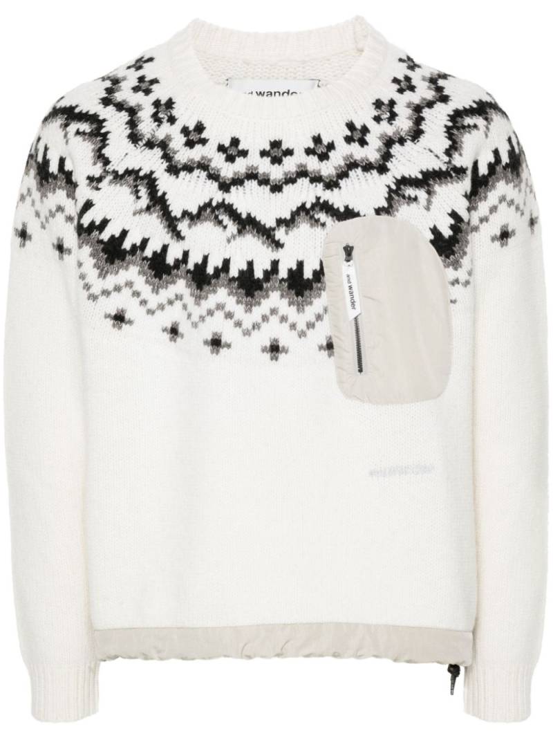 and Wander Lopi sweater - White von and Wander