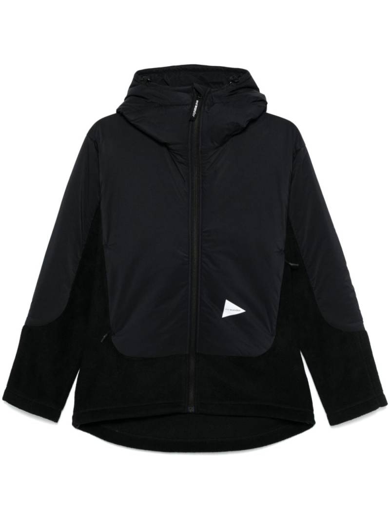 and Wander hooded jacket - Black von and Wander