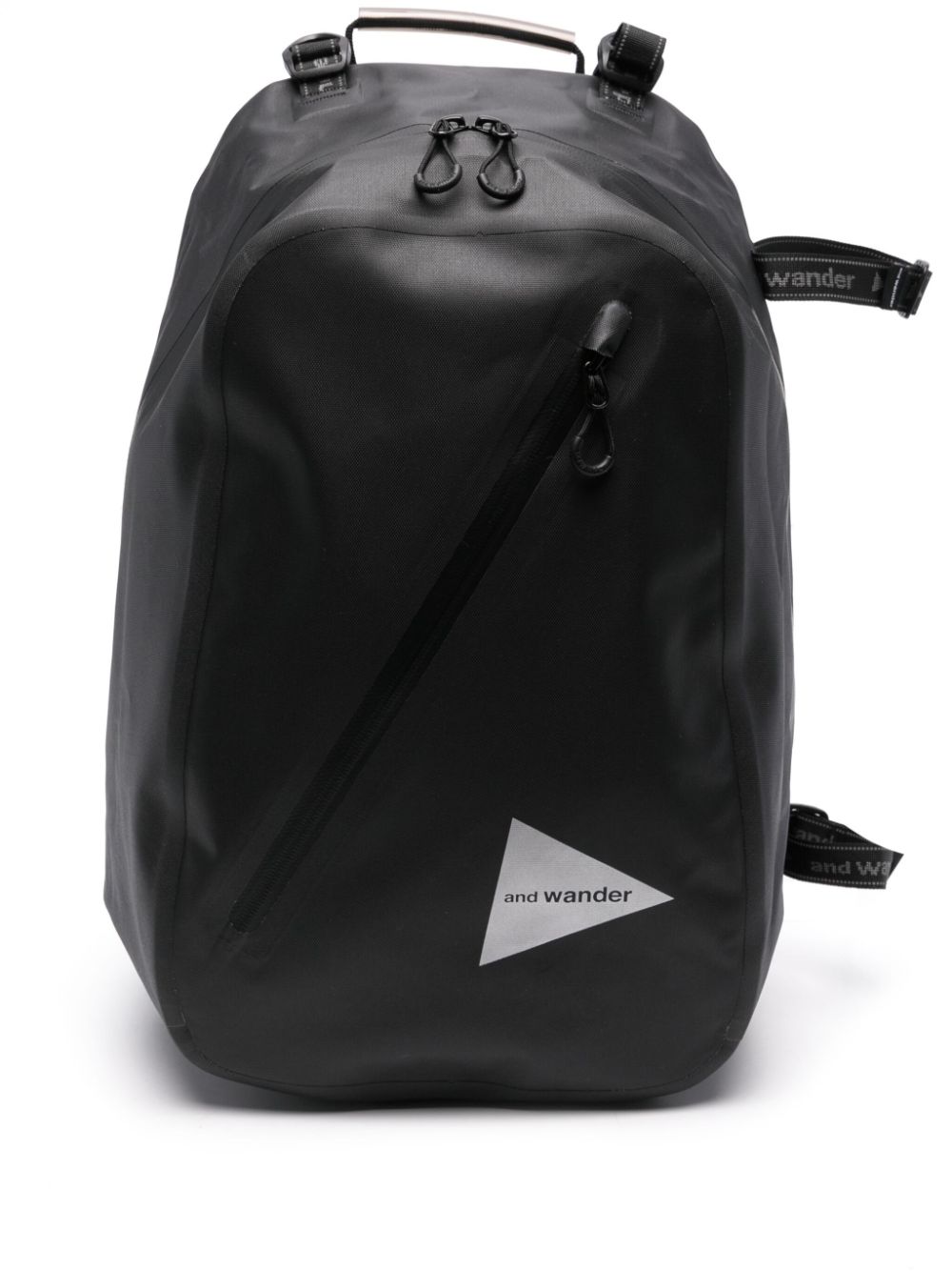 and Wander logo-print backpack - Black von and Wander