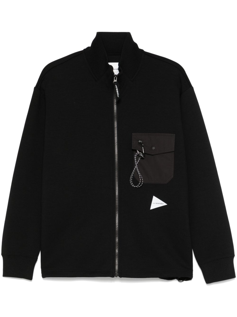 and Wander logo-print jacket - Black von and Wander