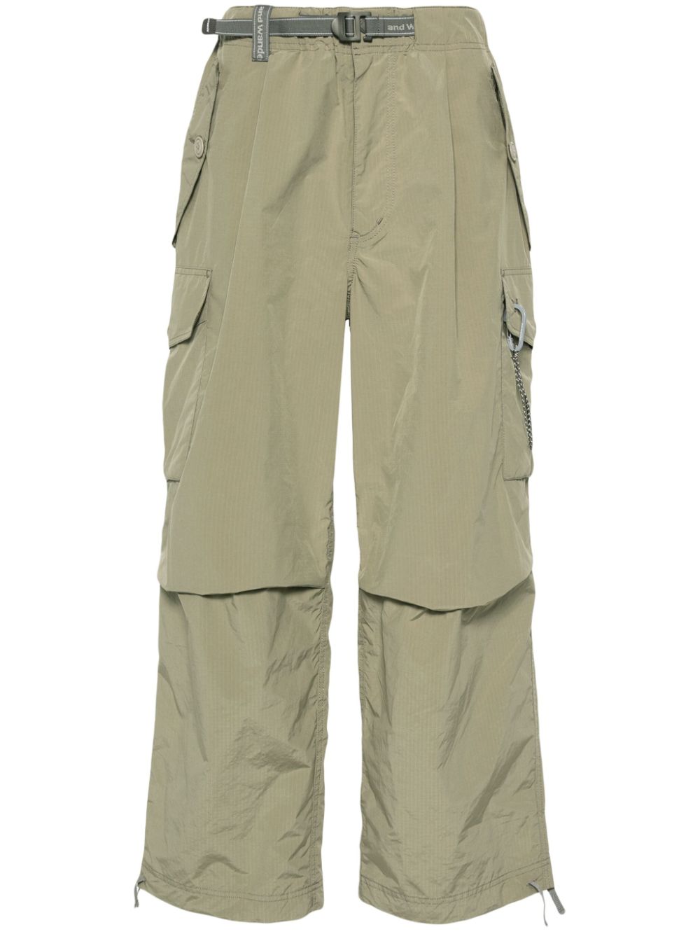 and Wander straight-leg cargo pants - Green von and Wander