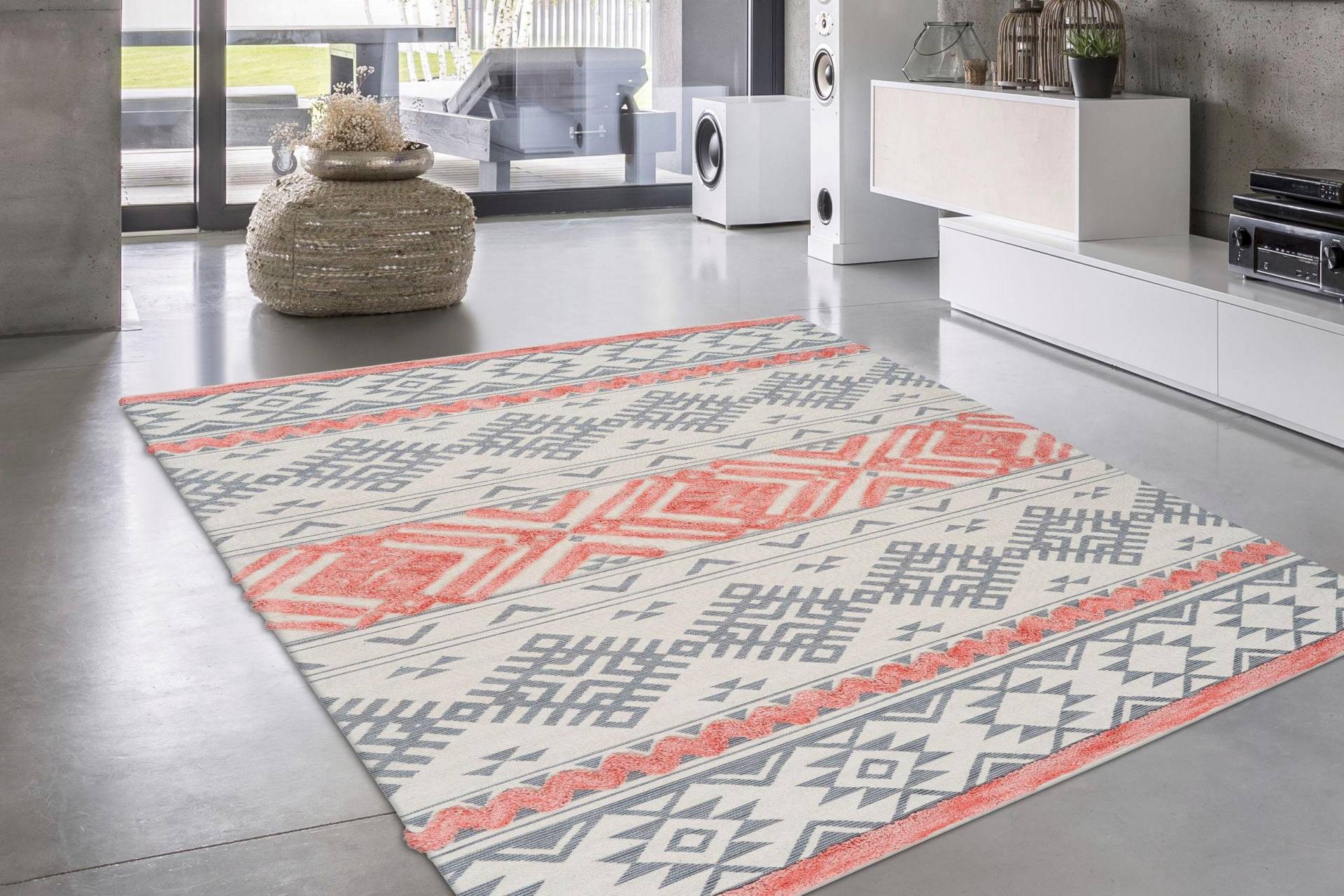 andas Teppich »Darius«, rechteckig, 10 mm Höhe, Hoch-Tief, Pastell, Wohnzimmer andas Teppich »Darius«, rechteckig, 10 mm Höhe, Hoch-Tief, Pastell, Wohnzimmer von andas