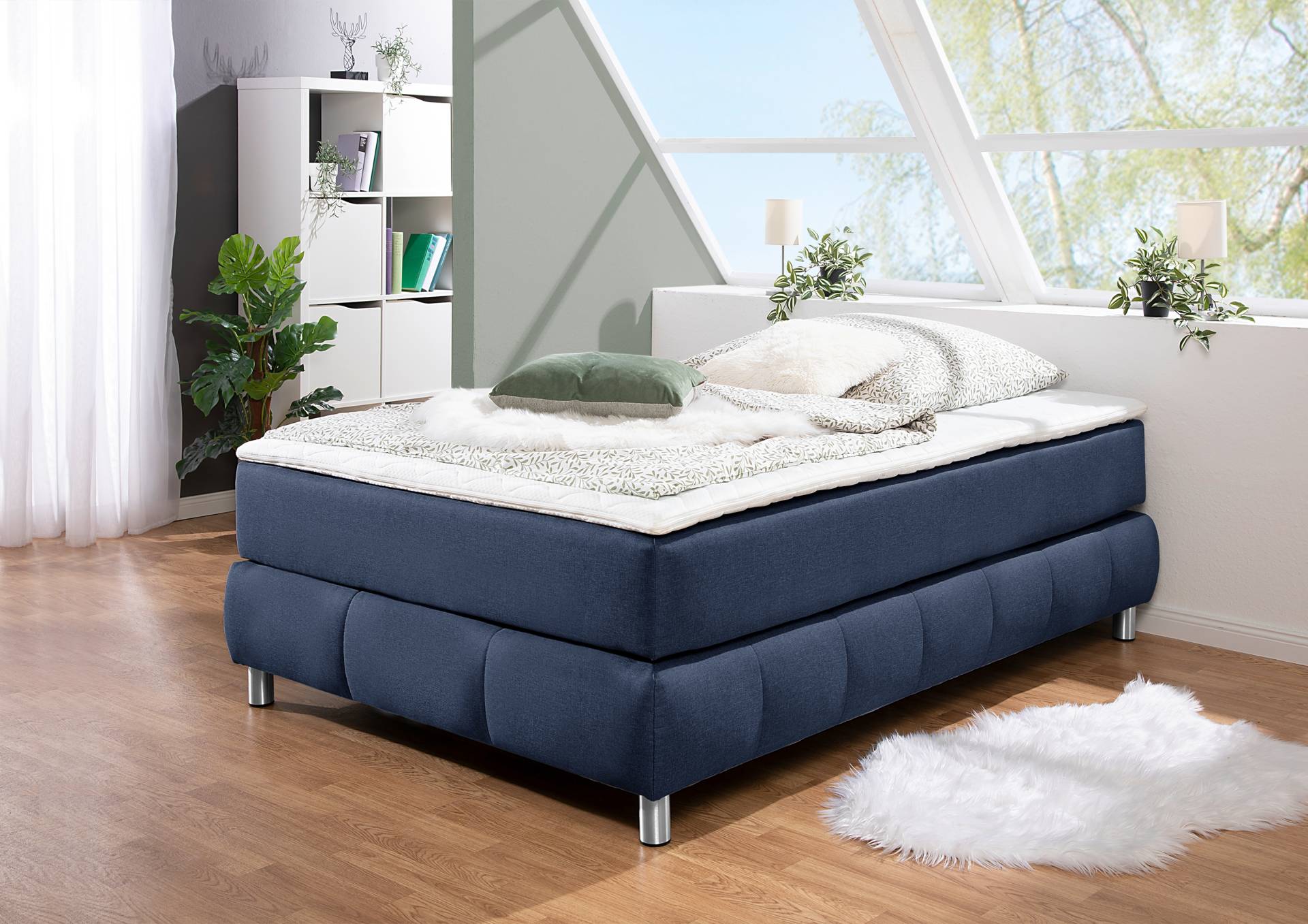 andas Boxspringbett »Salo«, Ohne Kopfteil, inkl. Topper, auch in Überlänge 220 cm andas Boxspringbett »Salo«, Ohne Kopfteil, inkl. Topper, auch in Überlänge 220 cm von andas