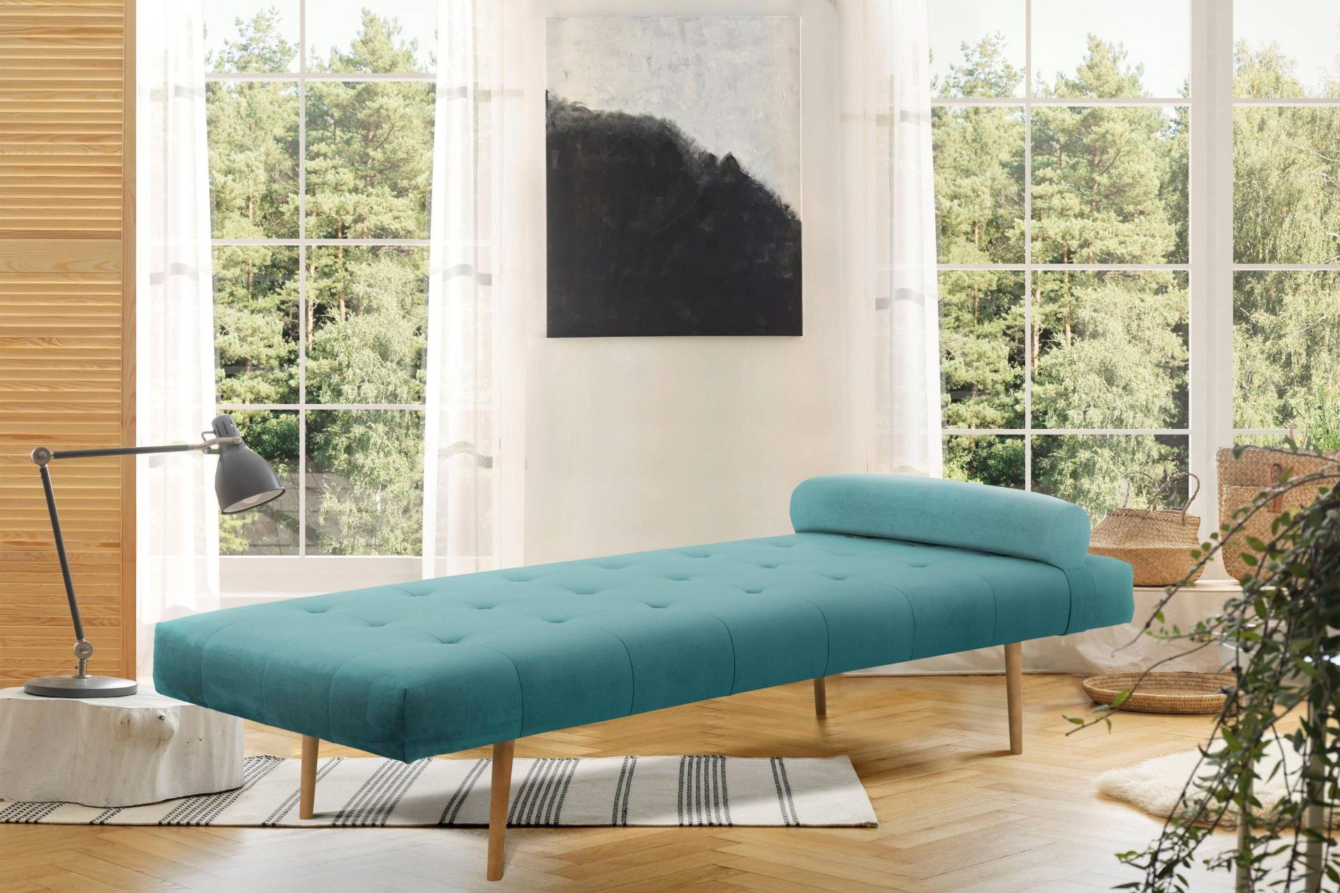 andas Daybett »Agnar«, mit Kissenrolle, in 3 Bezugsstoffen und vielen Farben andas Daybett »Agnar«, mit Kissenrolle, in 3 Bezugsstoffen und vielen Farben von andas