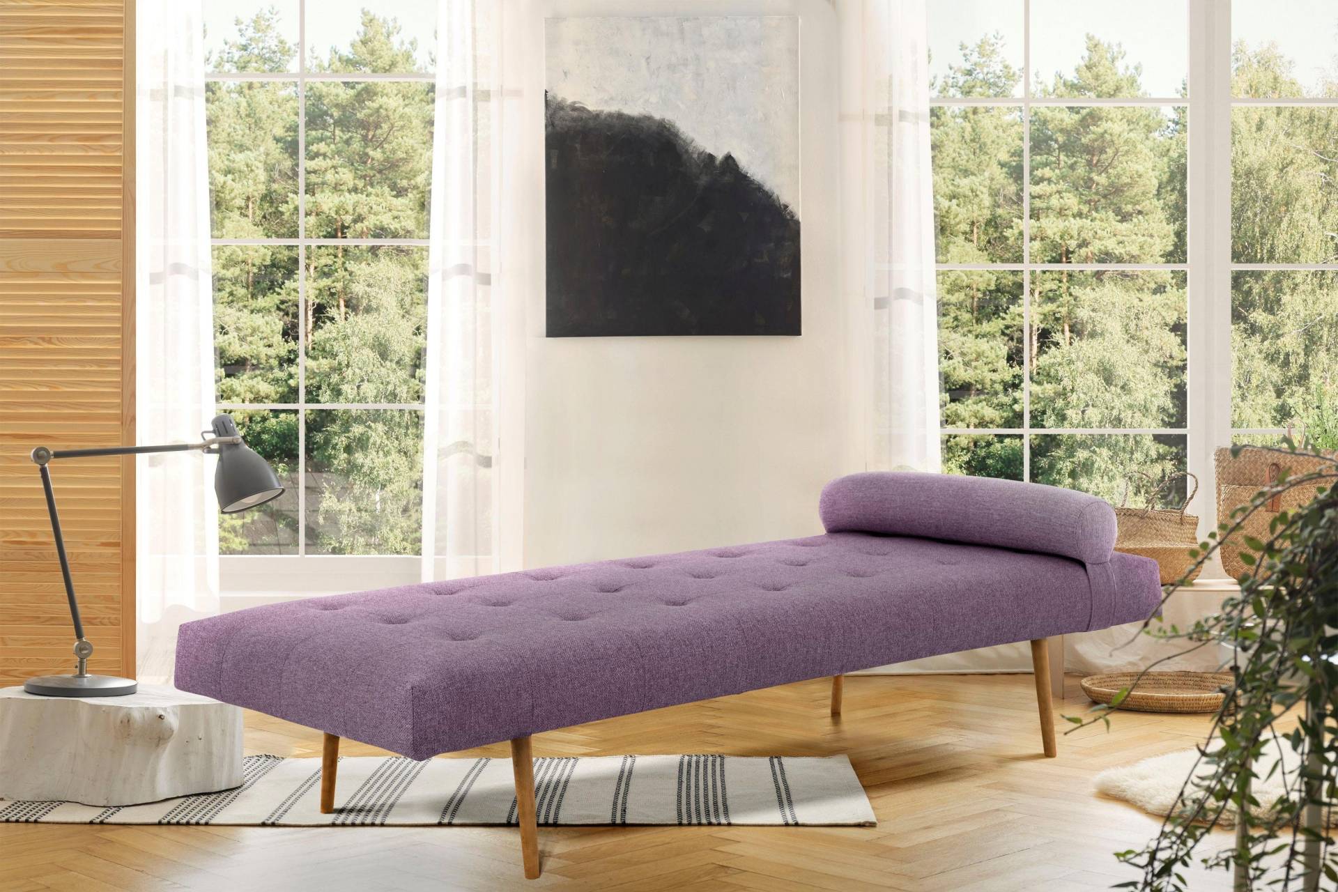 andas Daybett »Agnar«, mit Kissenrolle, in 3 Bezugsstoffen und vielen Farben andas Daybett »Agnar«, mit Kissenrolle, in 3 Bezugsstoffen und vielen Farben von andas