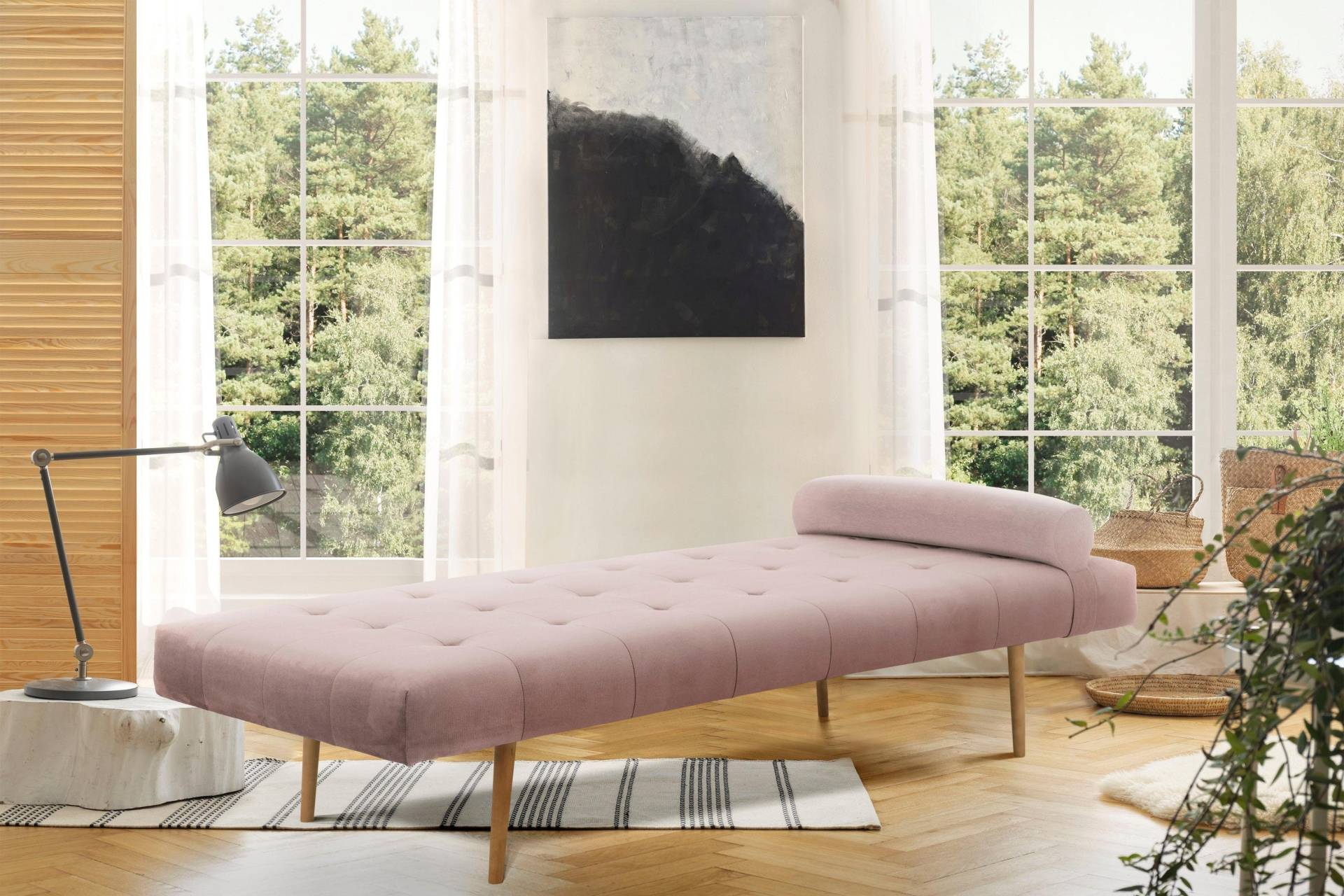 andas Daybett »Agnar«, mit Kissenrolle, in 3 Bezugsstoffen und vielen Farben andas Daybett »Agnar«, mit Kissenrolle, in 3 Bezugsstoffen und vielen Farben von andas