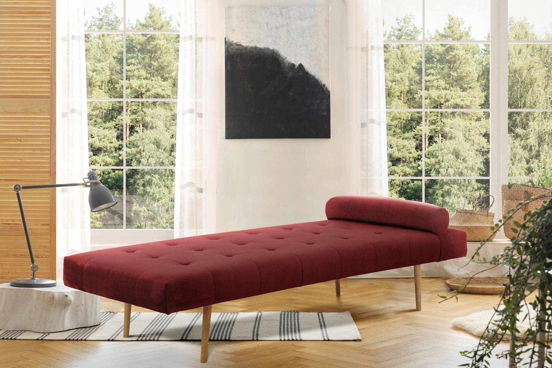 andas Daybett »Agnar«, mit Kissenrolle, in 3 Bezugsstoffen und vielen Farben andas Daybett »Agnar«, mit Kissenrolle, in 3 Bezugsstoffen und vielen Farben von andas