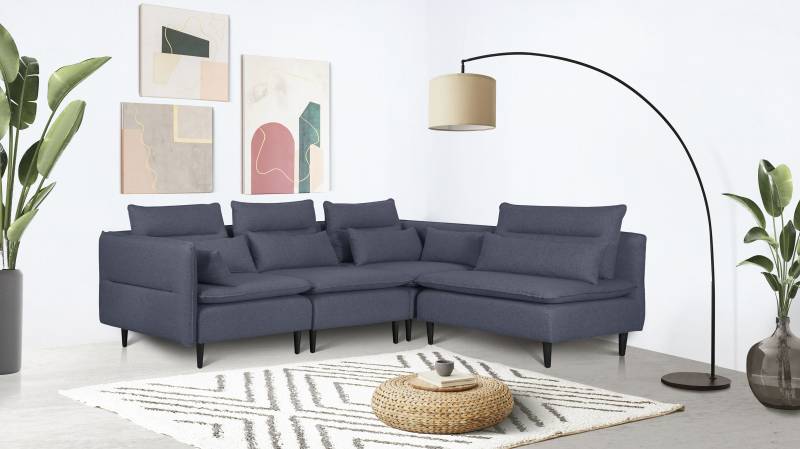 andas Ecksofa »ALVIK L-Form«, zusammengesetzt aus Modulen, erweiterbar mit Modulen der Serie von andas