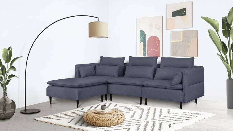 andas Ecksofa »ALVIK L-Form«, zusammengesetzt aus Modulen, erweiterbar mit Modulen der Serie von andas