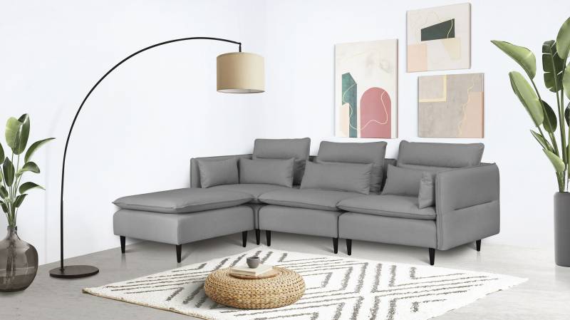 andas Ecksofa »ALVIK L-Form«, zusammengesetzt aus Modulen, erweiterbar mit Modulen der Serie von andas