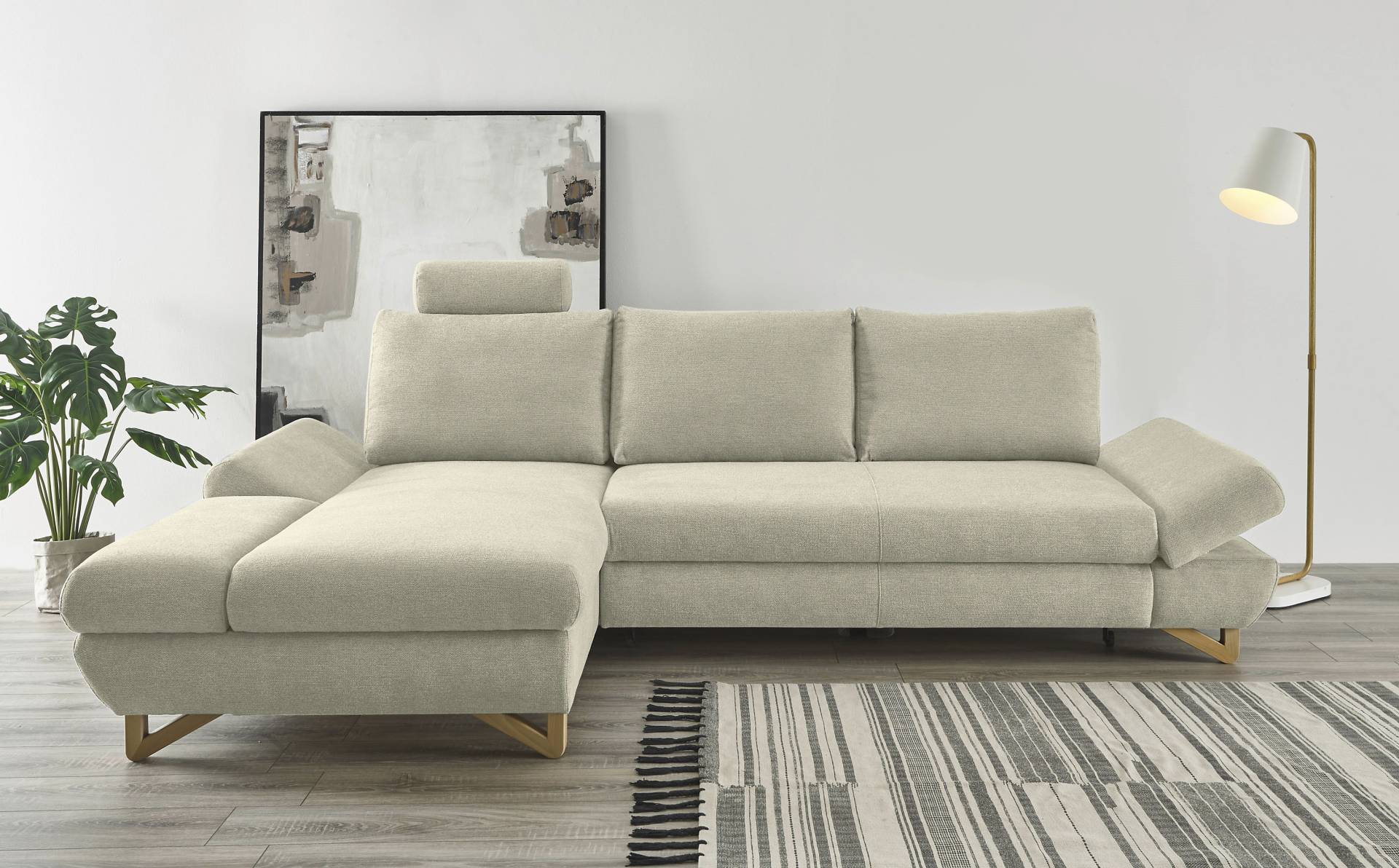 INOSIGN Schlafsofa »City/Giron«, komfortable Bettfunktion (Liegefläche 245 x 138 cm), sowie Bettkasten von INOSIGN