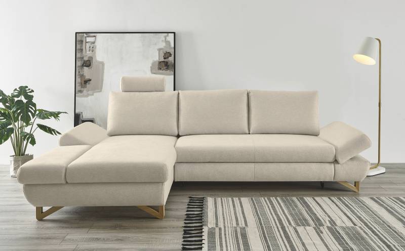 INOSIGN Schlafsofa »City/Giron«, komfortable Bettfunktion (Liegefläche 245 x 138 cm), sowie Bettkasten von INOSIGN