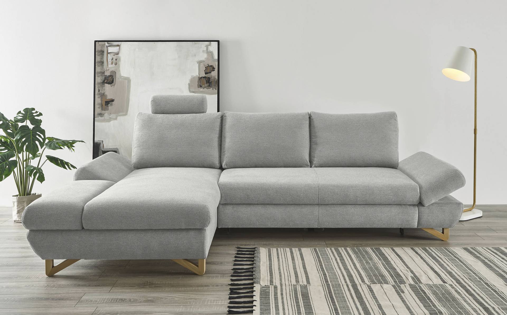 INOSIGN Schlafsofa »City/Giron«, komfortable Bettfunktion (Liegefläche 245 x 138 cm), sowie Bettkasten von INOSIGN