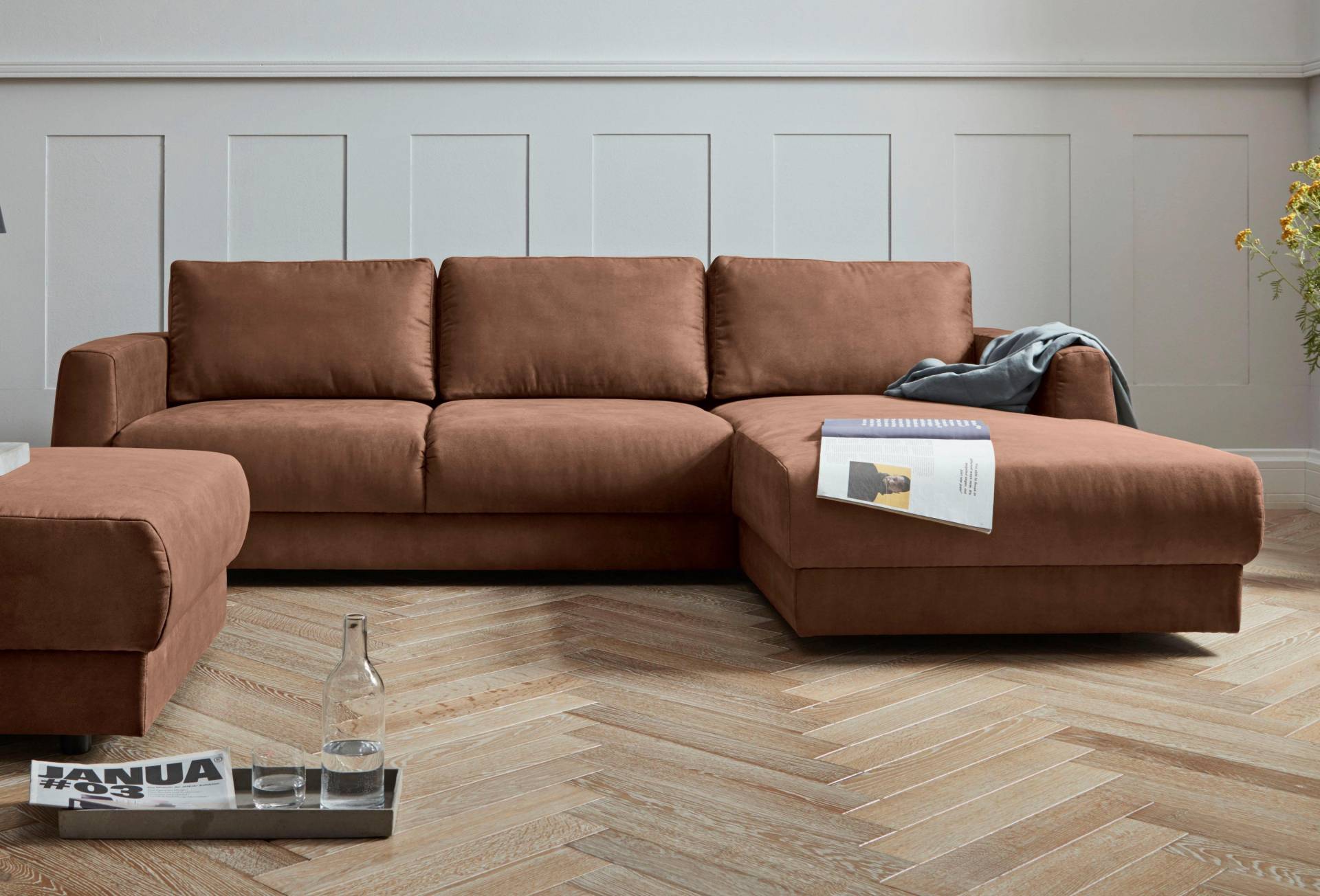 andas Ecksofa »Hobro L-Form«, in 3 Bezugsqualitäten in vielen Farben, Design by Morten Georgsen von andas