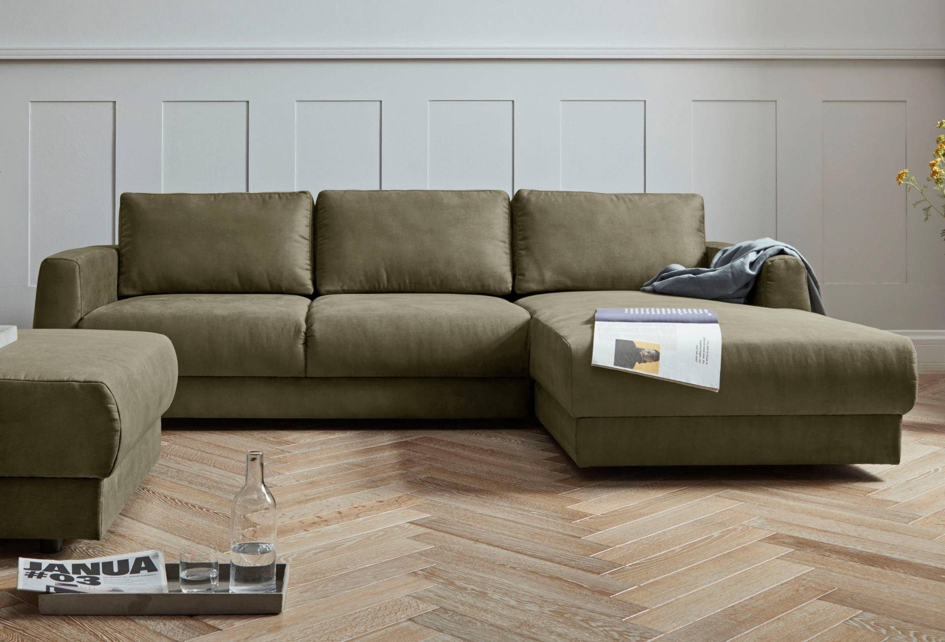 andas Ecksofa »Hobro L-Form«, in 3 Bezugsqualitäten in vielen Farben, Design by Morten Georgsen von andas