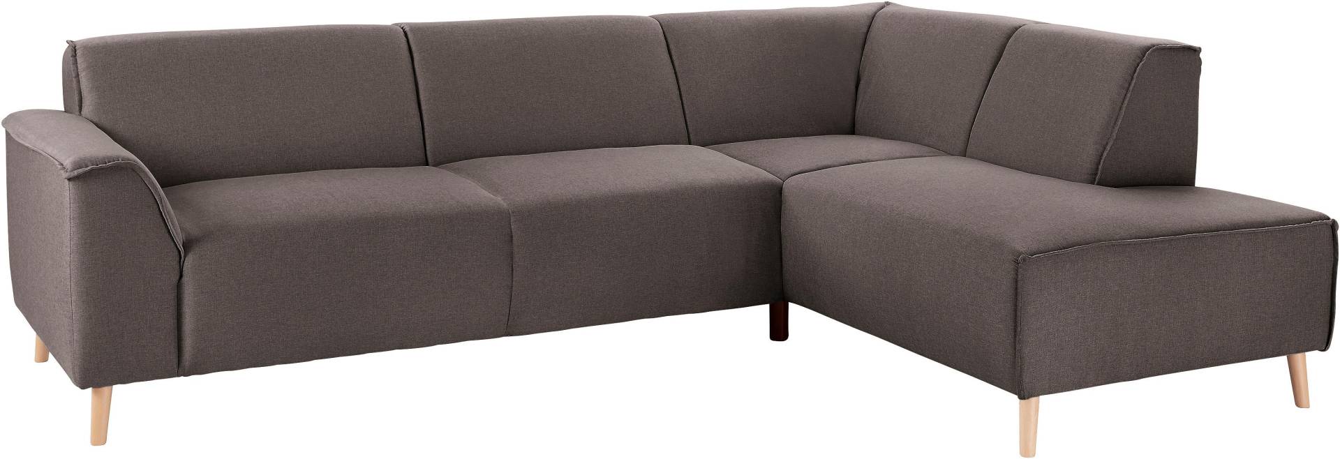 andas Ecksofa »Janek L-Form«, mit Federkern und Keder in scandinavischem Design von andas