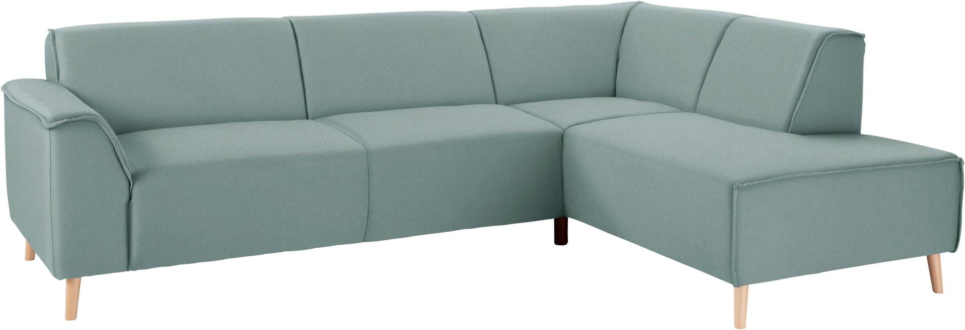 andas Ecksofa »Janek L-Form«, mit Federkern und Keder in scandinavischem Design von andas