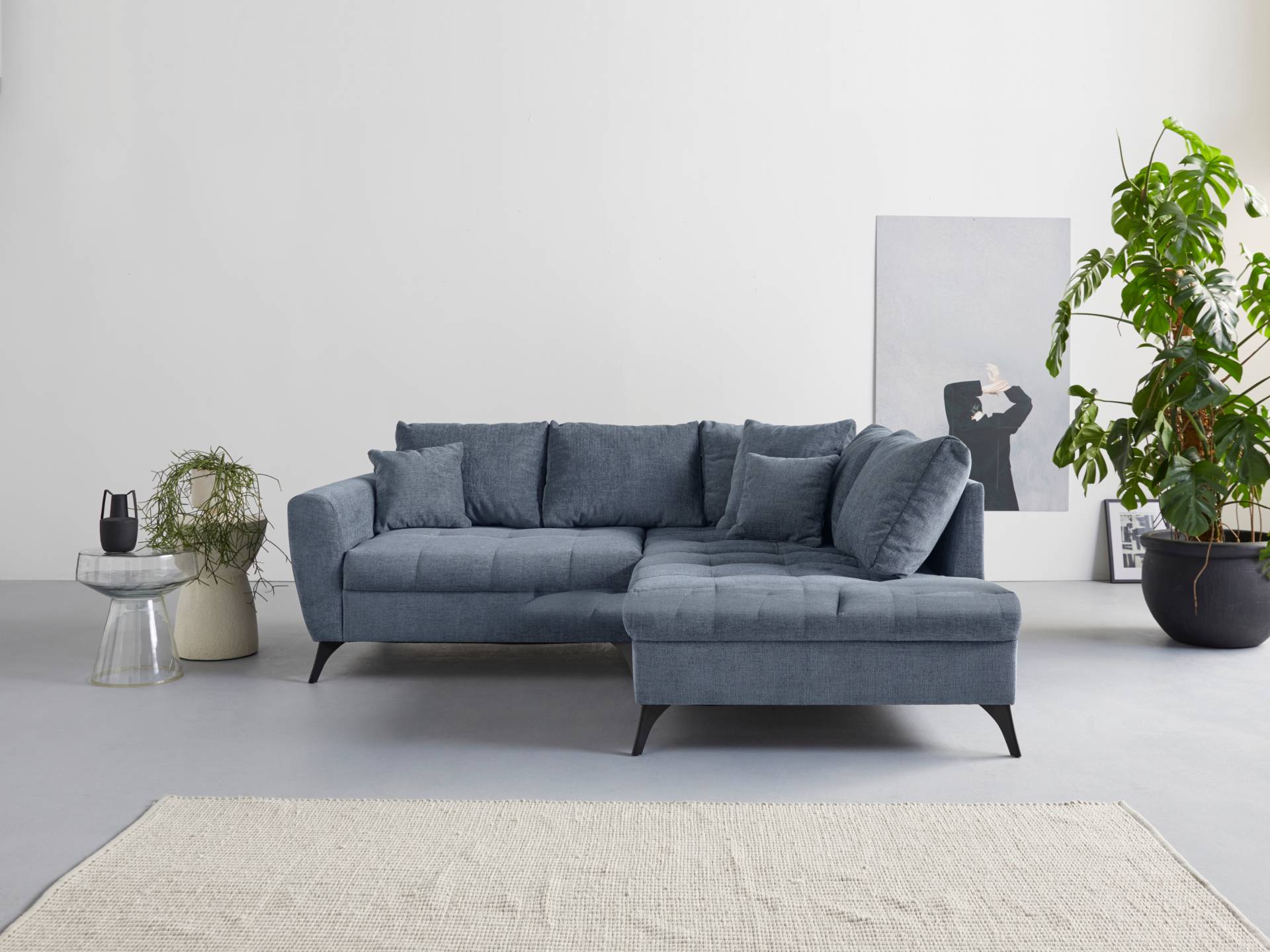 INOSIGN Ecksofa »Lörby L-Form«, Belastbarkeit bis 140kg pro Sitzplatz, auch mit Aqua clean-Bezug von INOSIGN