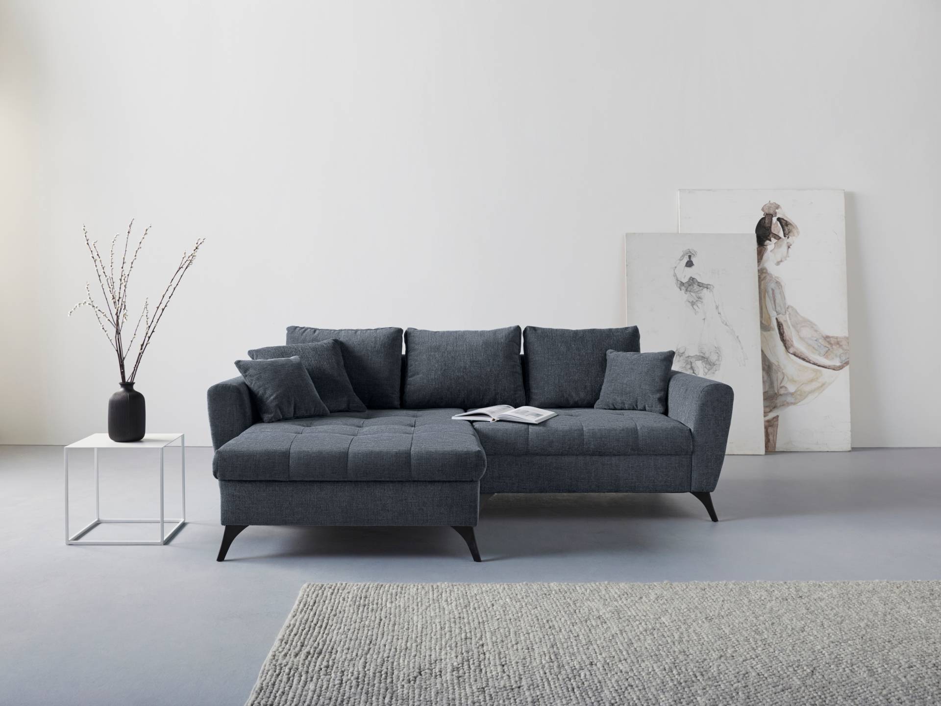 INOSIGN Ecksofa »Lörby L-Form«, Belastbarkeit bis 140kg pro Sitzplatz, auch mit Aqua clean-Bezug von INOSIGN