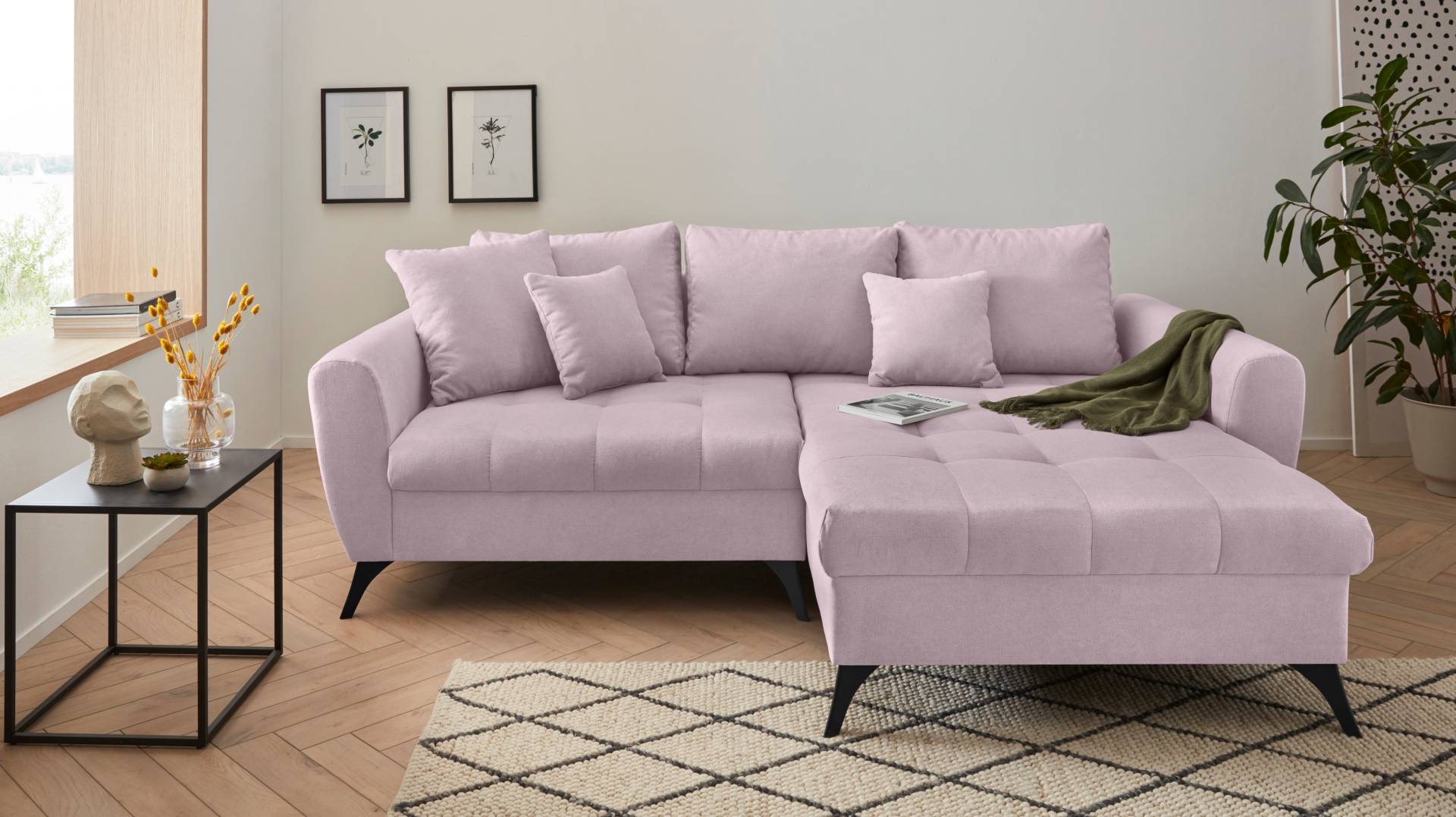 INOSIGN Ecksofa »Lörby L-Form«, Belastbarkeit bis 140kg pro Sitzplatz, auch mit Aqua clean-Bezug von INOSIGN