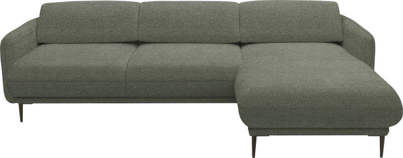 andas Ecksofa »Skovsende Sitzbreite 245 cm, Rückenlehne stufenlos hochklappbar für«, individuellen Sitzkomfort Kopfteilverstellung, L-Form von andas