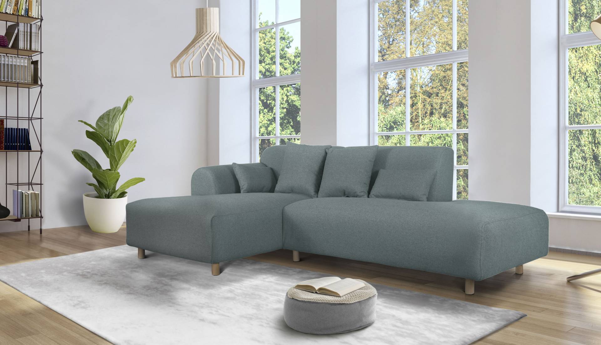 andas Ecksofa »Svennis L-Form«, incl. Zierkissen, in 2 Bezugsvarianten andas Ecksofa »Svennis L-Form«, incl. Zierkissen, in 2 Bezugsvarianten von andas