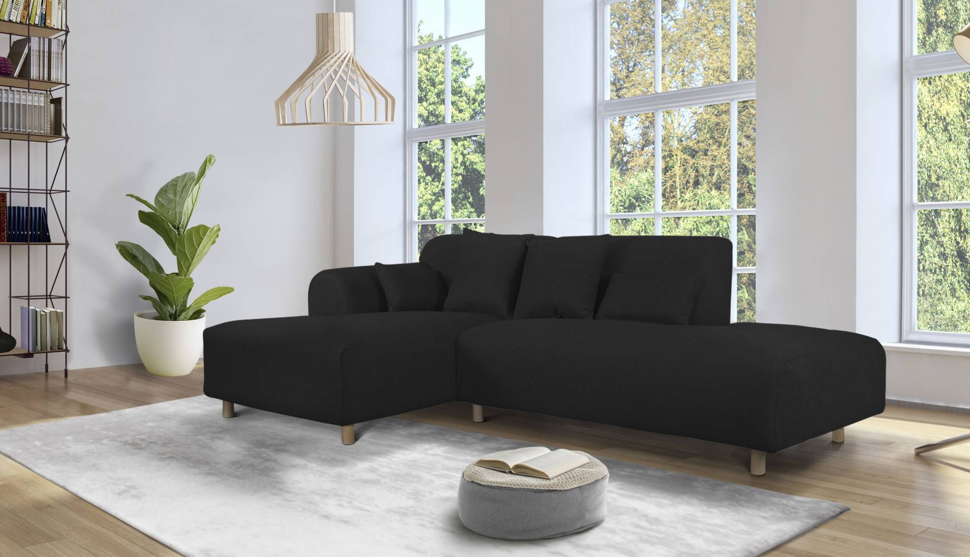 andas Ecksofa »Svennis L-Form«, incl. Zierkissen, in 2 Bezugsvarianten andas Ecksofa »Svennis L-Form«, incl. Zierkissen, in 2 Bezugsvarianten von andas