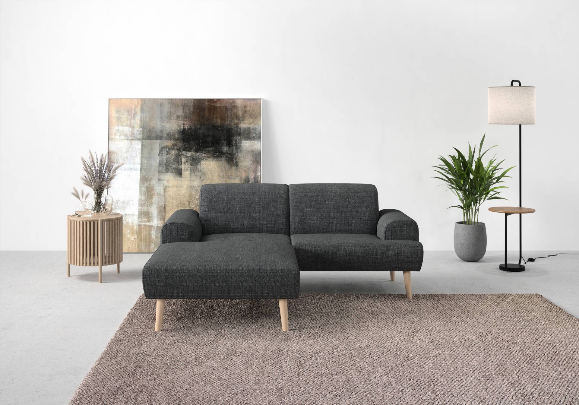 andas Ecksofa »Swift L-Form«, Federkern-Polsterung, B/T/H: 192/83/176 cm von andas