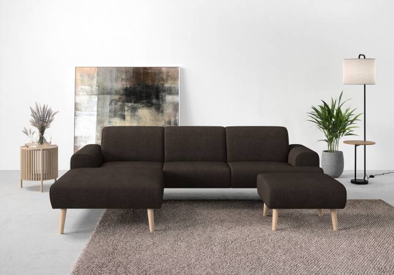 andas Ecksofa »Swift L-Form«, Federkern-Polsterung, B/T/H: 292/83/176 cm von andas