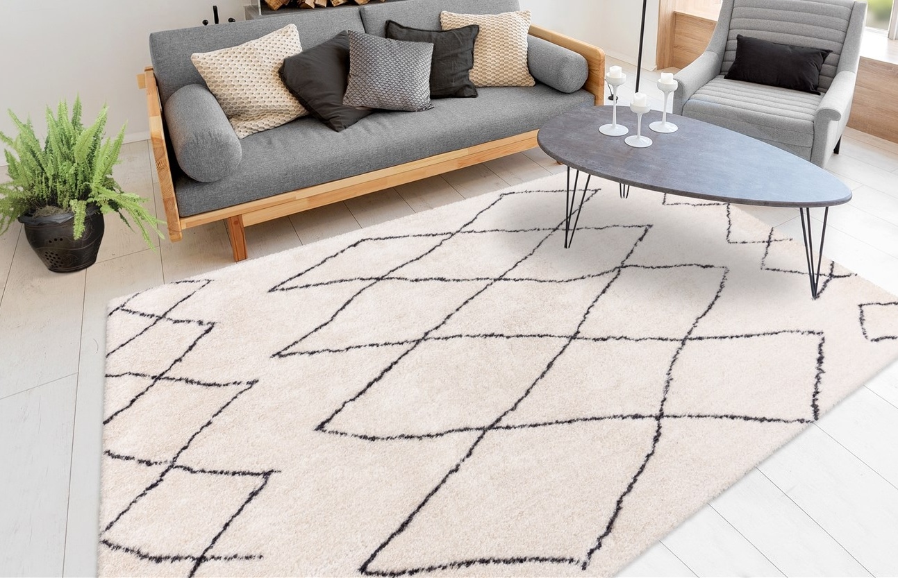 andas Hochflor-Teppich »Bella«, rechteckig, 27 mm Höhe, Retro, Wohnzimmer andas Hochflor-Teppich »Bella«, rechteckig, 27 mm Höhe, Retro, Wohnzimmer von andas