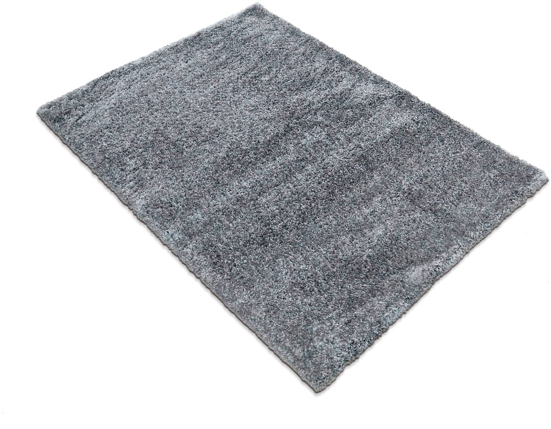 andas Hochflor-Teppich »Tretten«, rechteckig, 30 mm Höhe, Shaggy, Uni Farben, weich & kuschelig, pflegeleicht, Wohnzimmer von andas