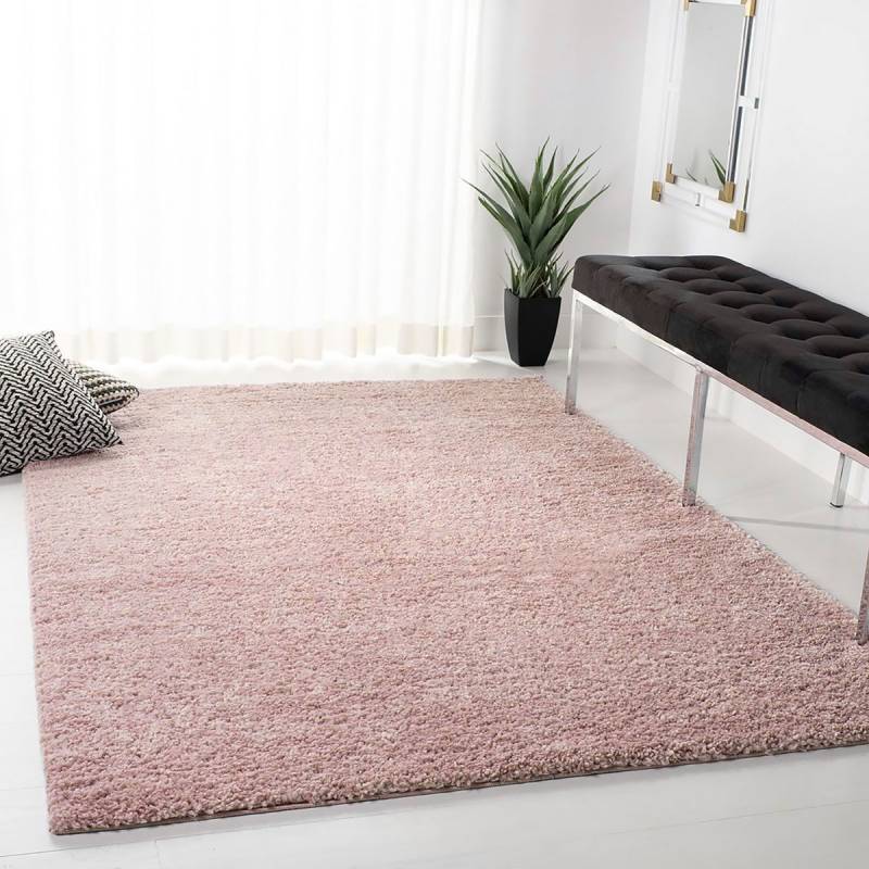 andas Hochflor-Teppich »Tretten«, rechteckig, 30 mm Höhe, Shaggy, Uni Farben, weich & kuschelig, pflegeleicht, Wohnzimmer von andas