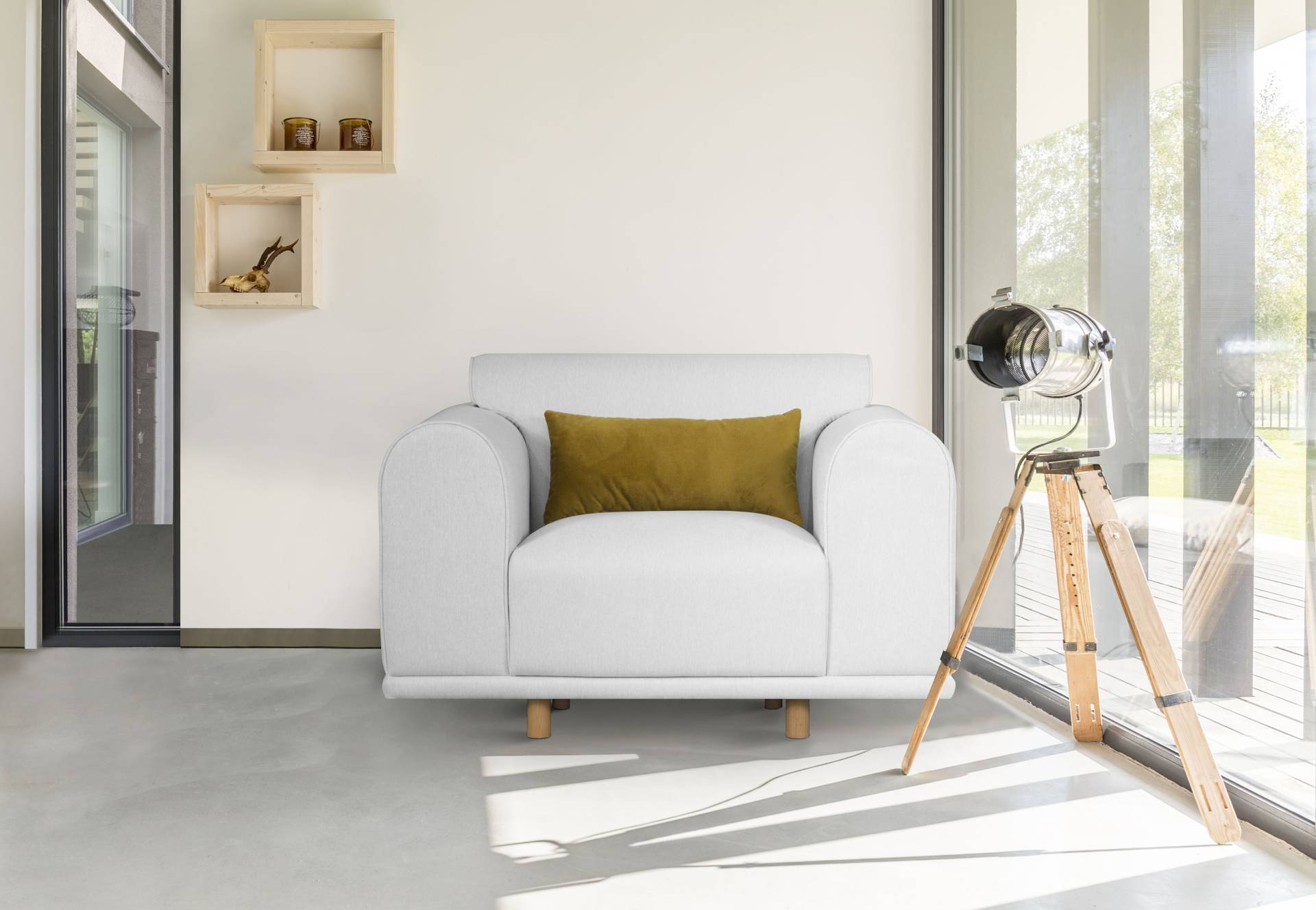 andas Loveseat »Maroon Sessel«, in skandinavischem Design, mit losem Kissen andas Loveseat »Maroon Sessel«, in skandinavischem Design, mit losem Kissen von andas