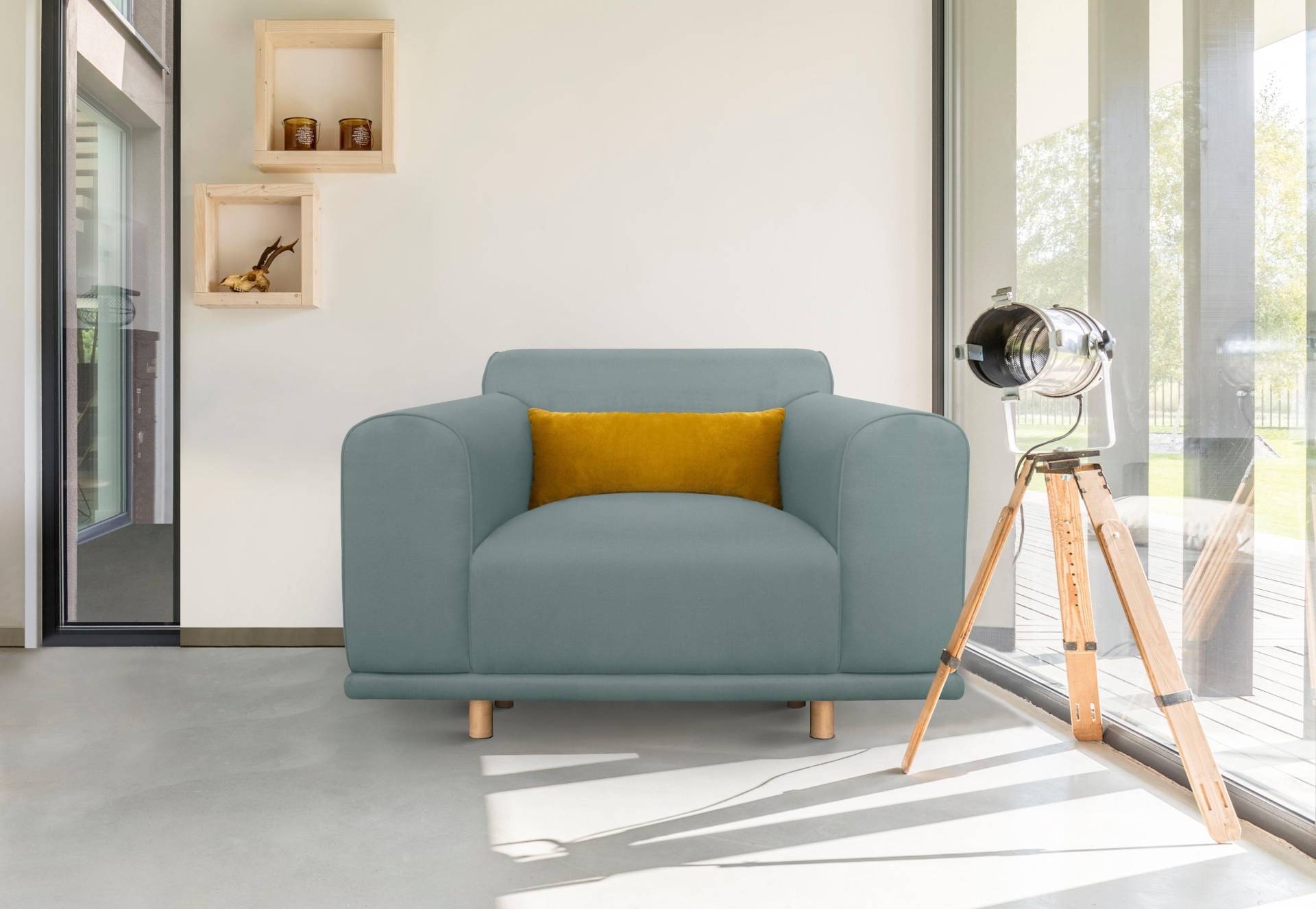 andas Loveseat »Maroon Sessel«, in skandinavischem Design, mit losem Kissen andas Loveseat »Maroon Sessel«, in skandinavischem Design, mit losem Kissen von andas