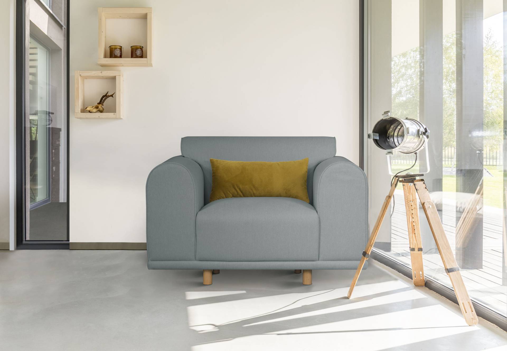 andas Loveseat »Maroon Sessel«, in skandinavischem Design, mit losem Kissen andas Loveseat »Maroon Sessel«, in skandinavischem Design, mit losem Kissen von andas