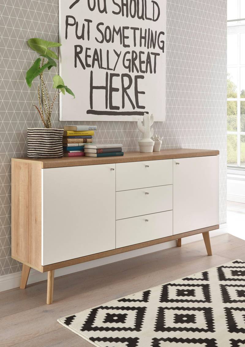 andas Sideboard »Merle«, im skandinavischen Design, Breite 160 cm von andas