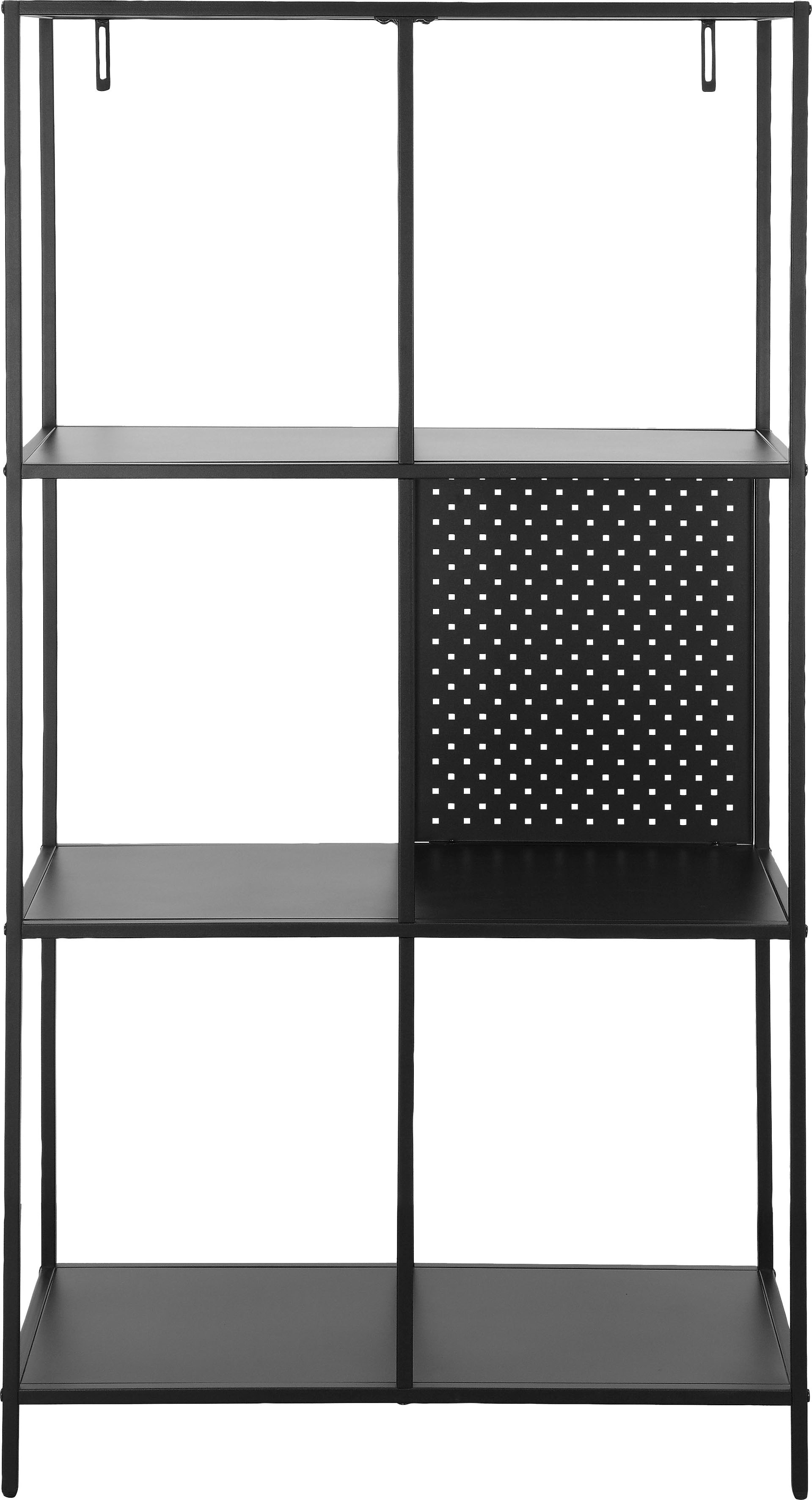 andas Standregal »Ingstrup«, Pulverbeschichtet aus Metall, Breite 75 cm, Höhe 144 cm von andas