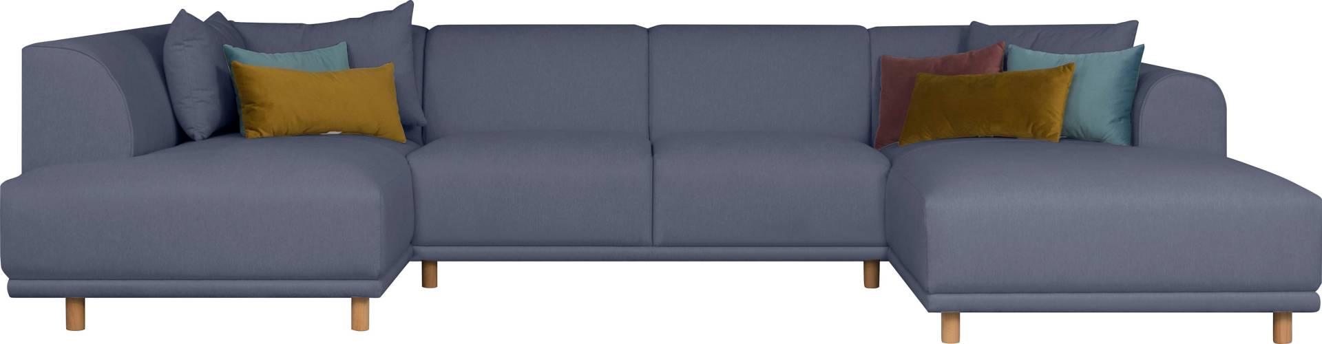 andas Wohnlandschaft »Maroon U-Form«, in skandinavischem Design, mit losen Kissen andas Wohnlandschaft »Maroon U-Form«, in skandinavischem Design, mit losen Kissen von andas