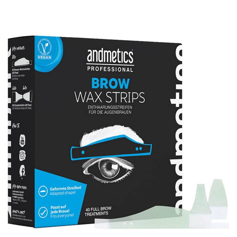 andmetics Professional - Brow Wax Strips Men von andmetics Professional