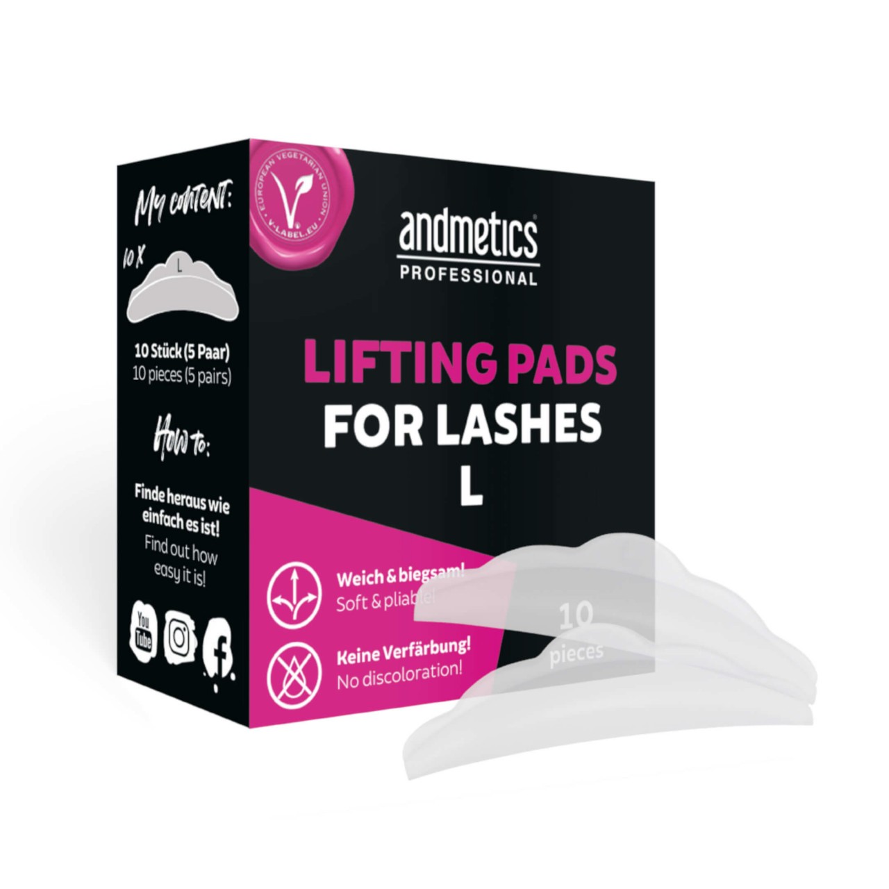 andmetics Professional - Lifting Pads L von andmetics Professional