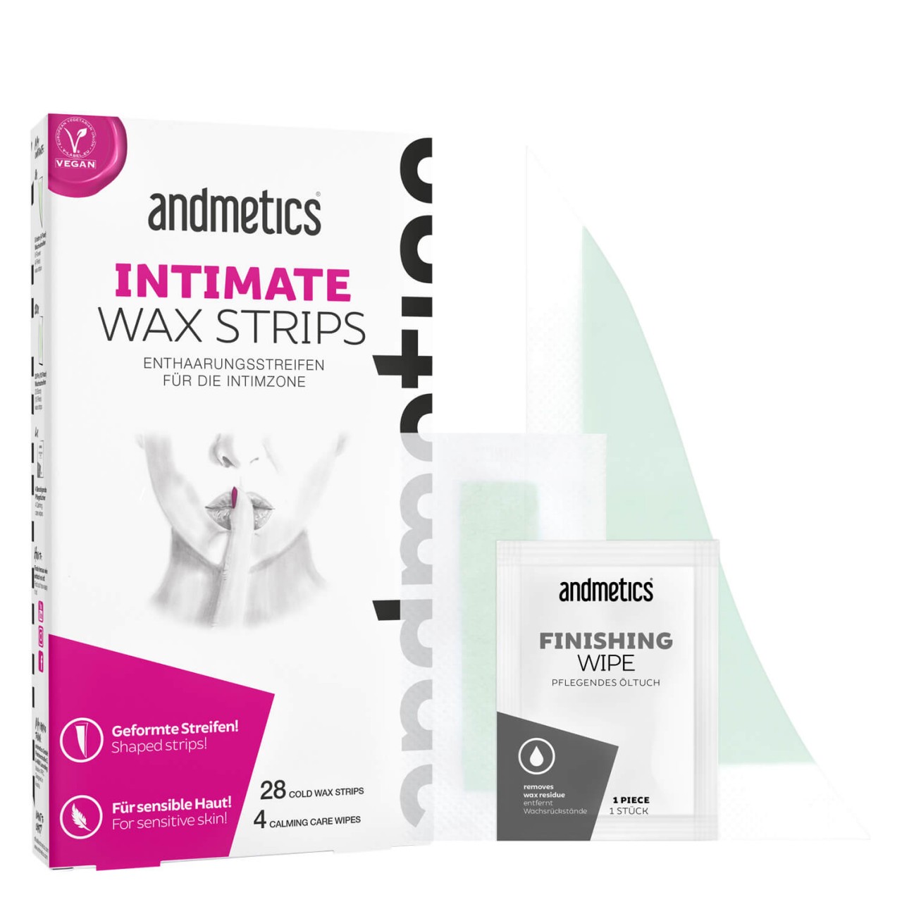 andmetics - Intimate Wax Strips von andmetics