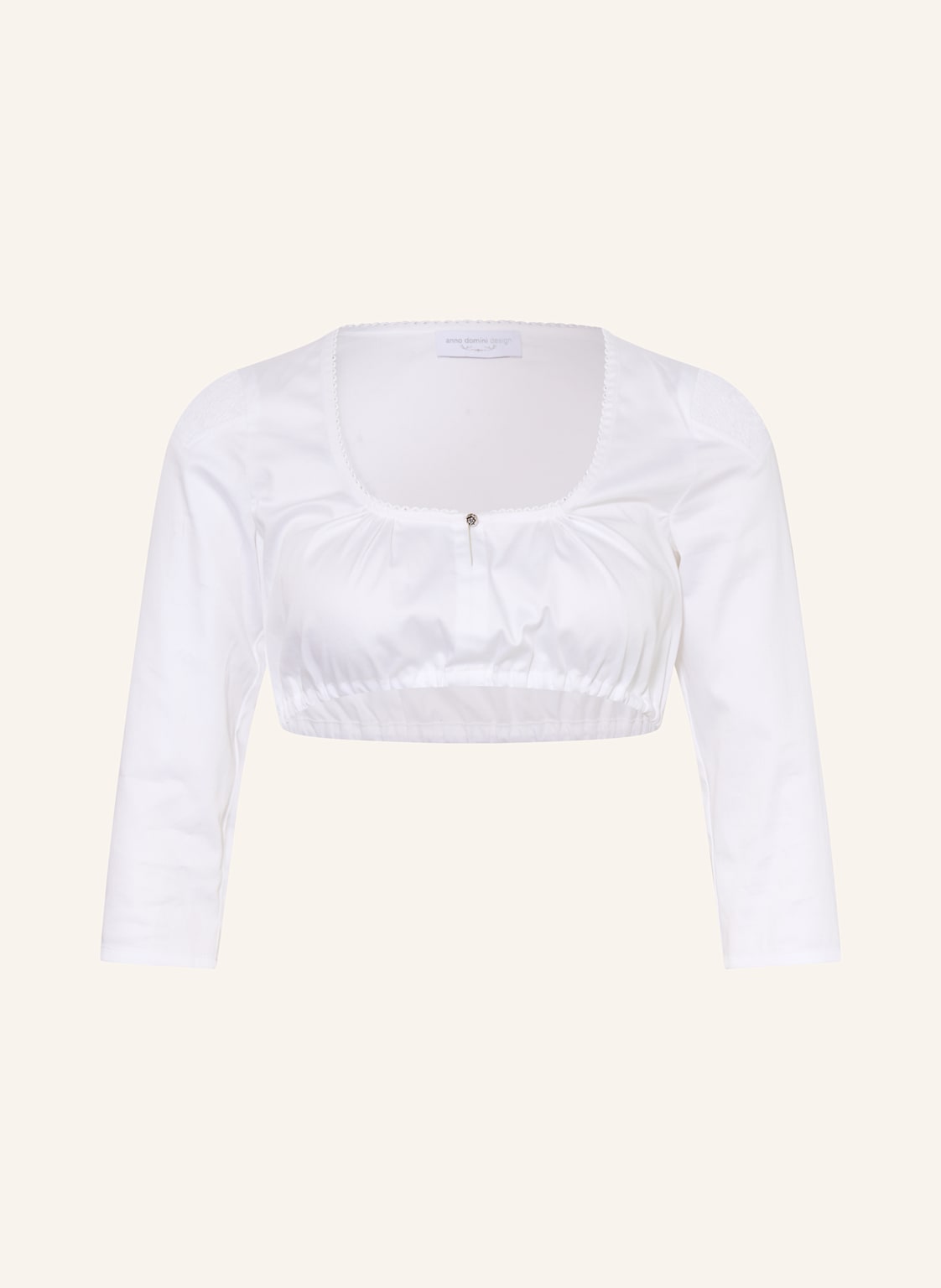 Anno Domini Dirndlbluse Fanny Mit 3/4-Arm weiss Anno Domini Dirndlbluse Fanny Mit 3/4-Arm weiss von anno domini