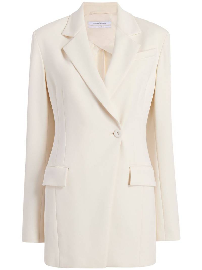 Another Tomorrow Everday jersey blazer - Neutrals von Another Tomorrow