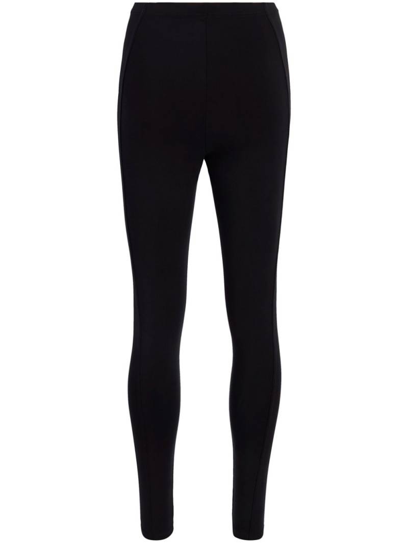 Another Tomorrow seam-detail high-waisted leggings - Black von Another Tomorrow