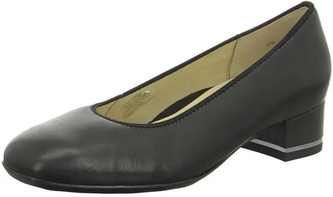 ara - 12-11838-01 Leder pump, für Damen, Schwarz, Größe 41 von ara